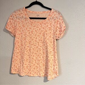 Ana-Casual Floral T Shirt-everyday wear, cozy, comfortable, light weight, pocket